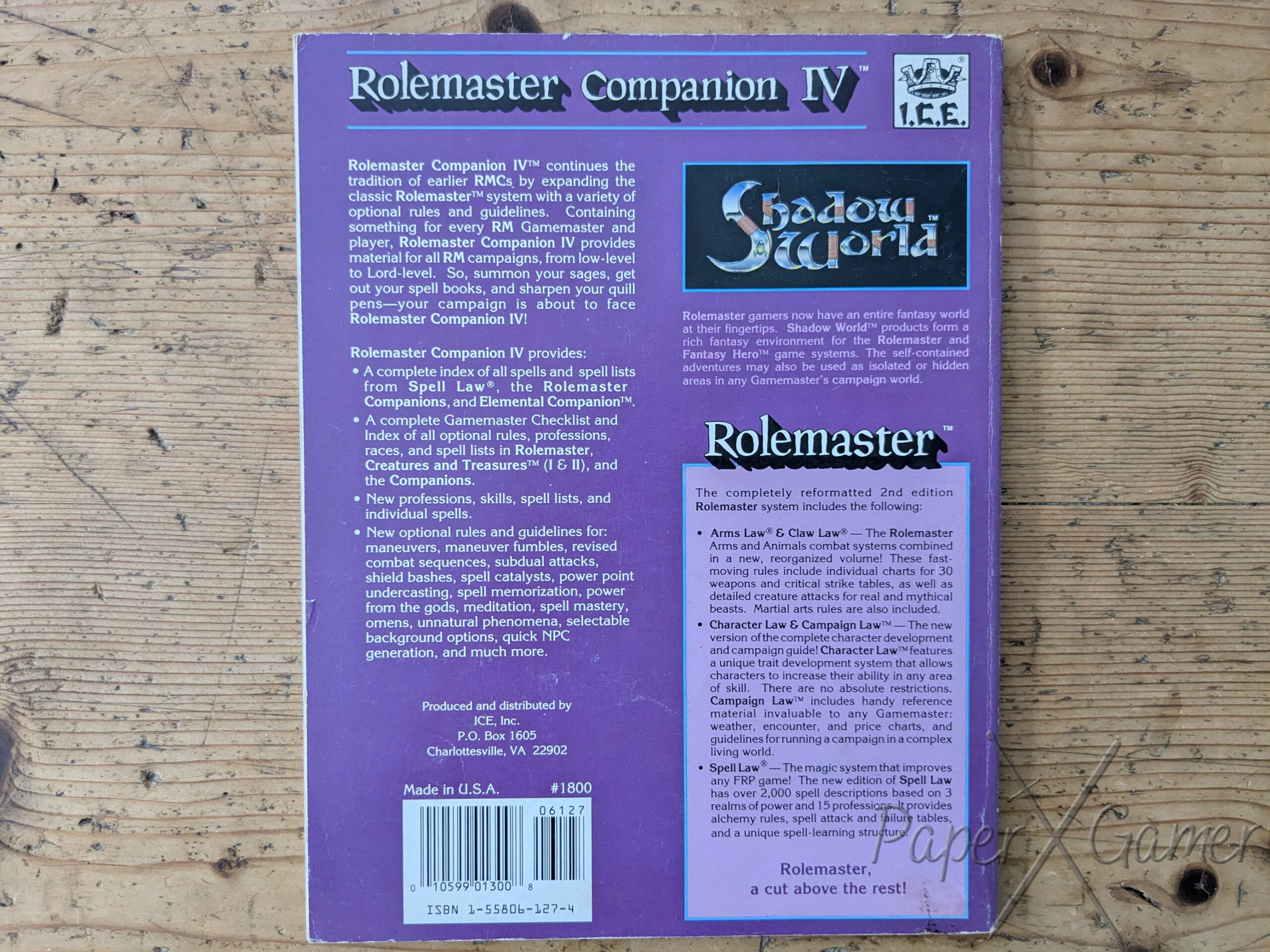 Rolemaster Companion IV 4 - Accessory - Image 8