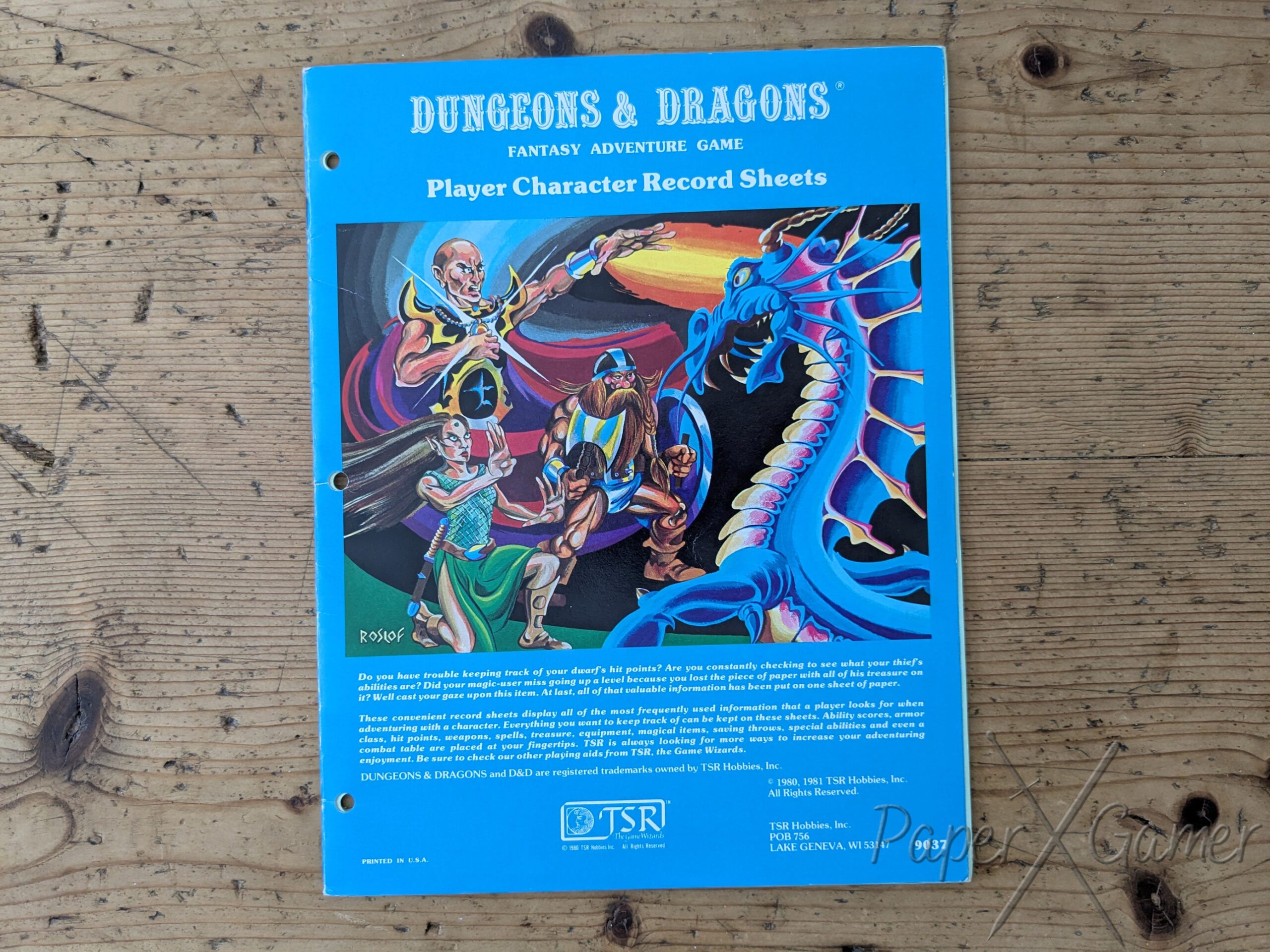 Player Character Record Sheets - Accessory
