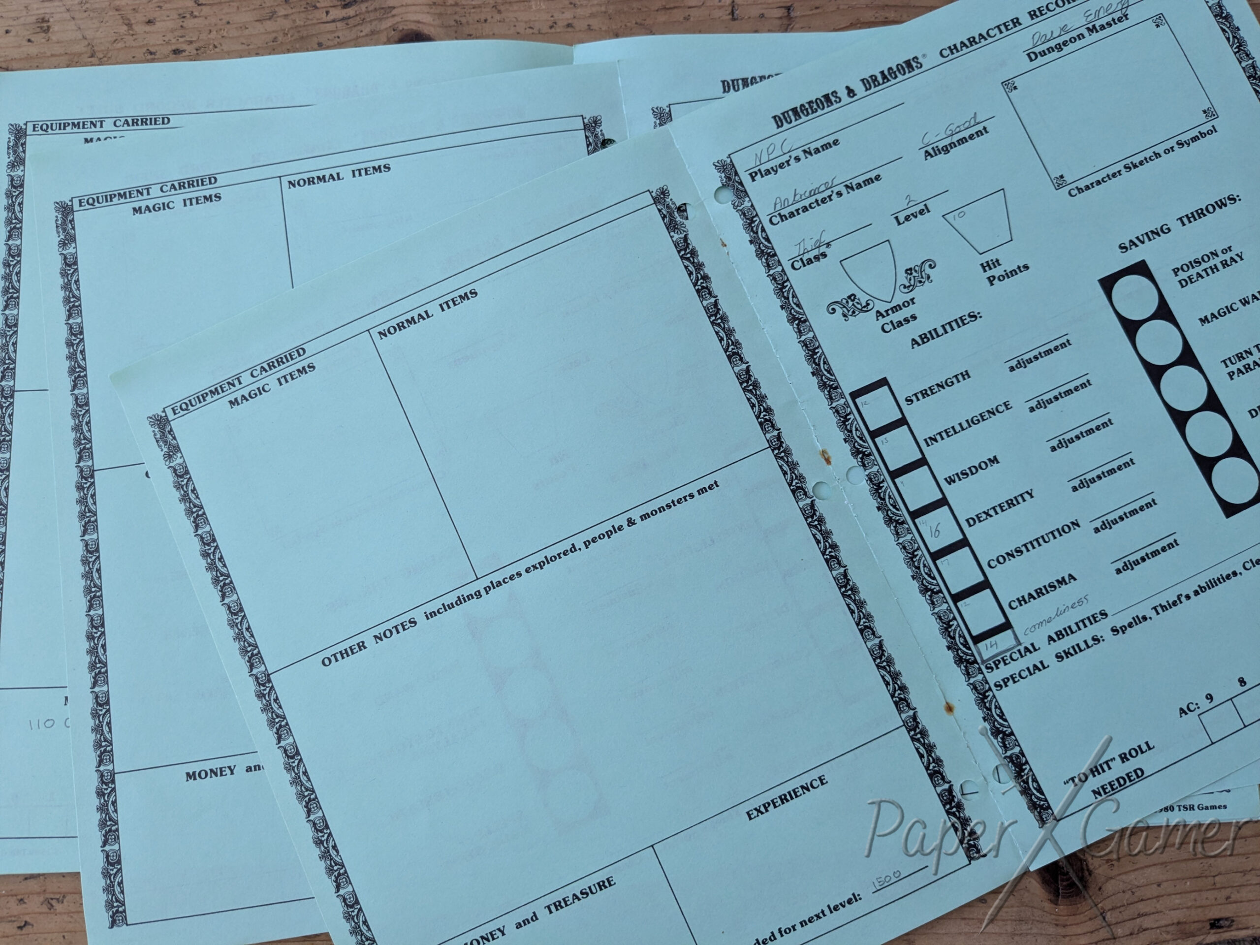 Player Character Record Sheets - Accessory - Image 4