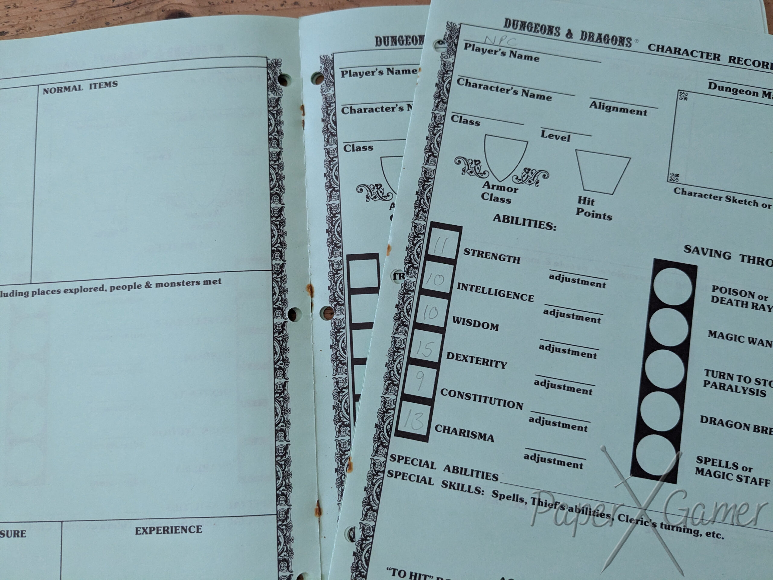 Player Character Record Sheets - Accessory - Image 5