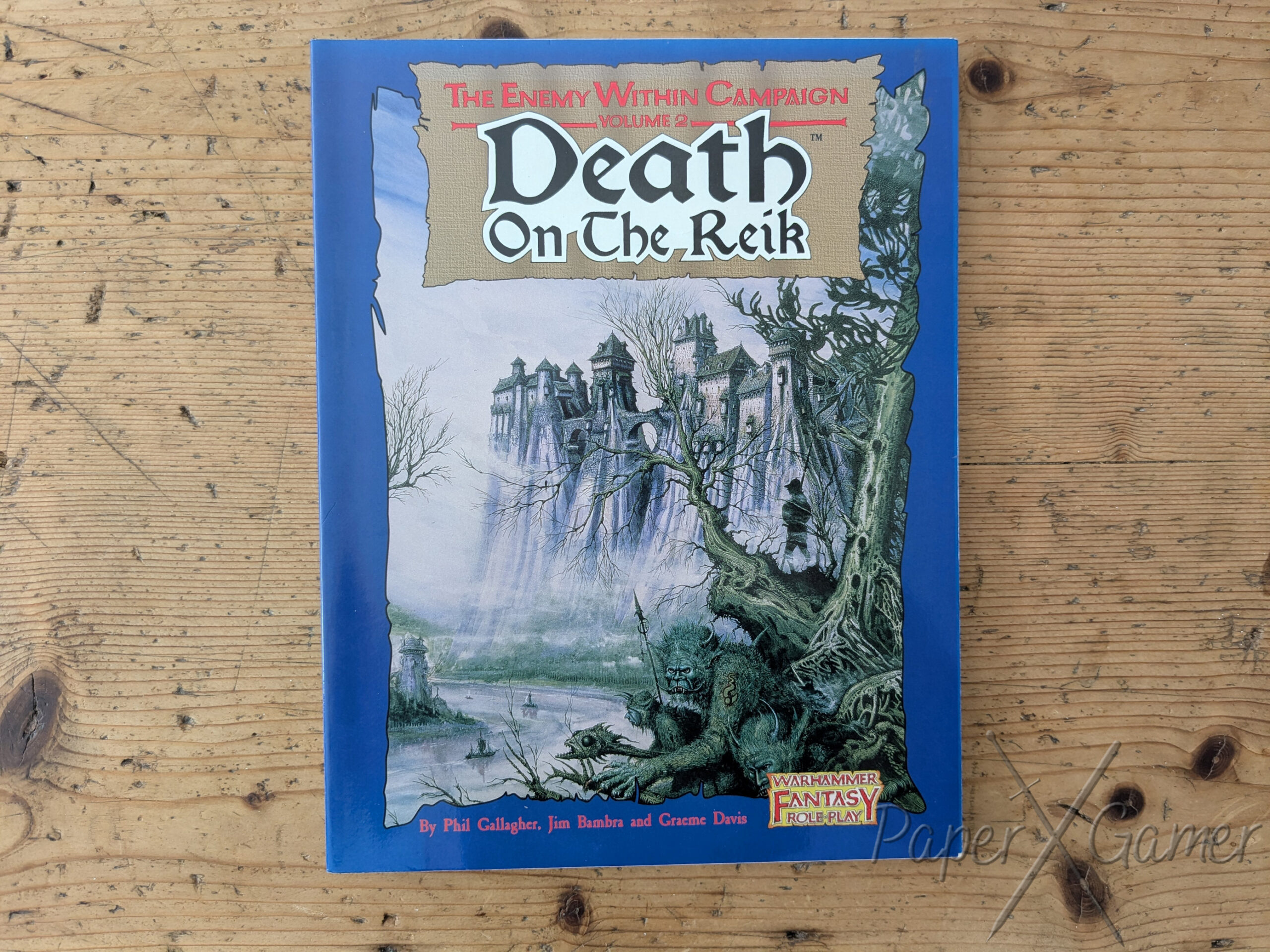 Death on Reik Enemy Within Campaign Vol 2 (Missing Fold-Out Poster Map) - Adventure