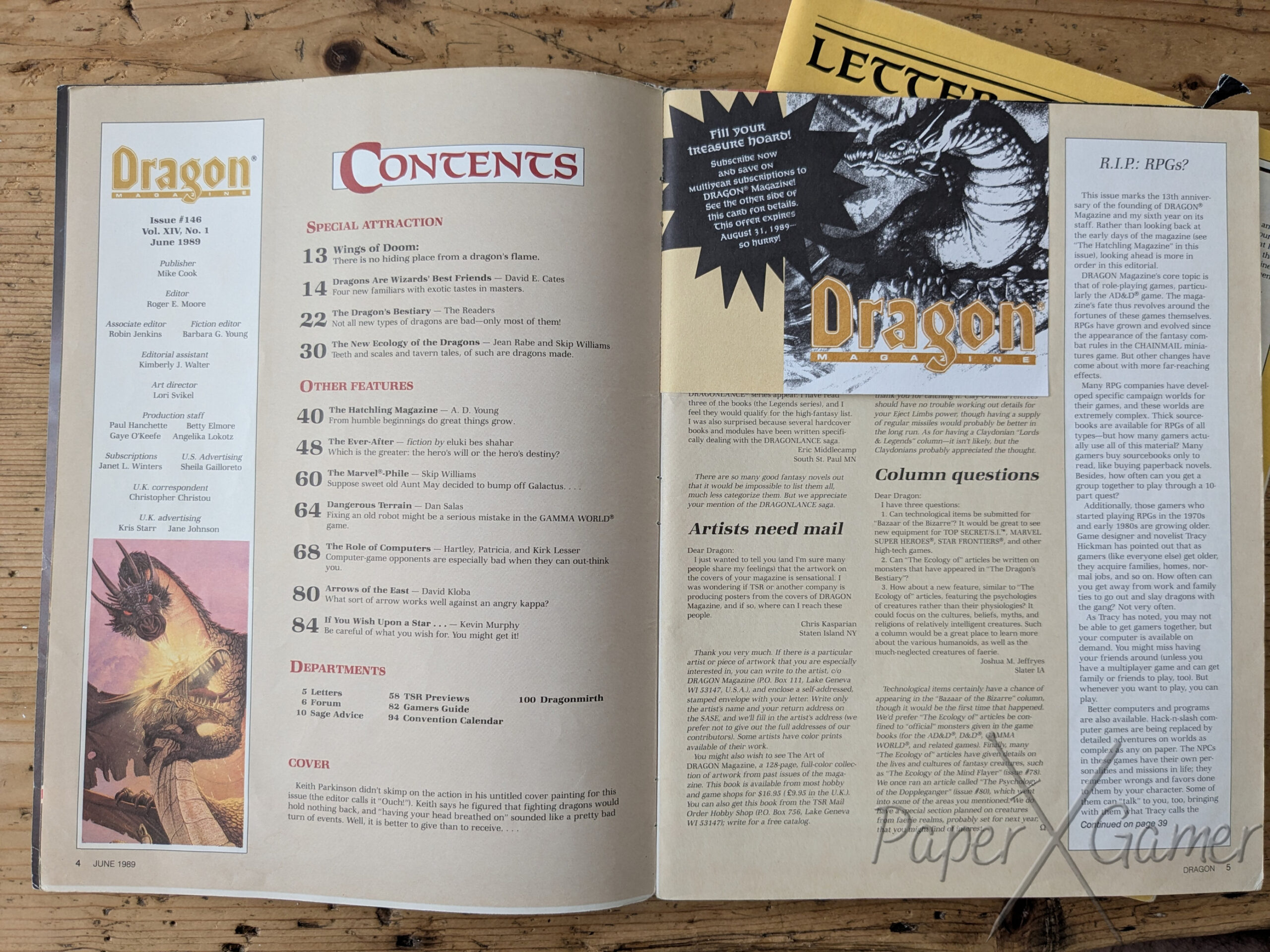 Dragon Magazine Issue 146 June 1989 (+ Issue 132 Coverless) - Periodical - Image 4
