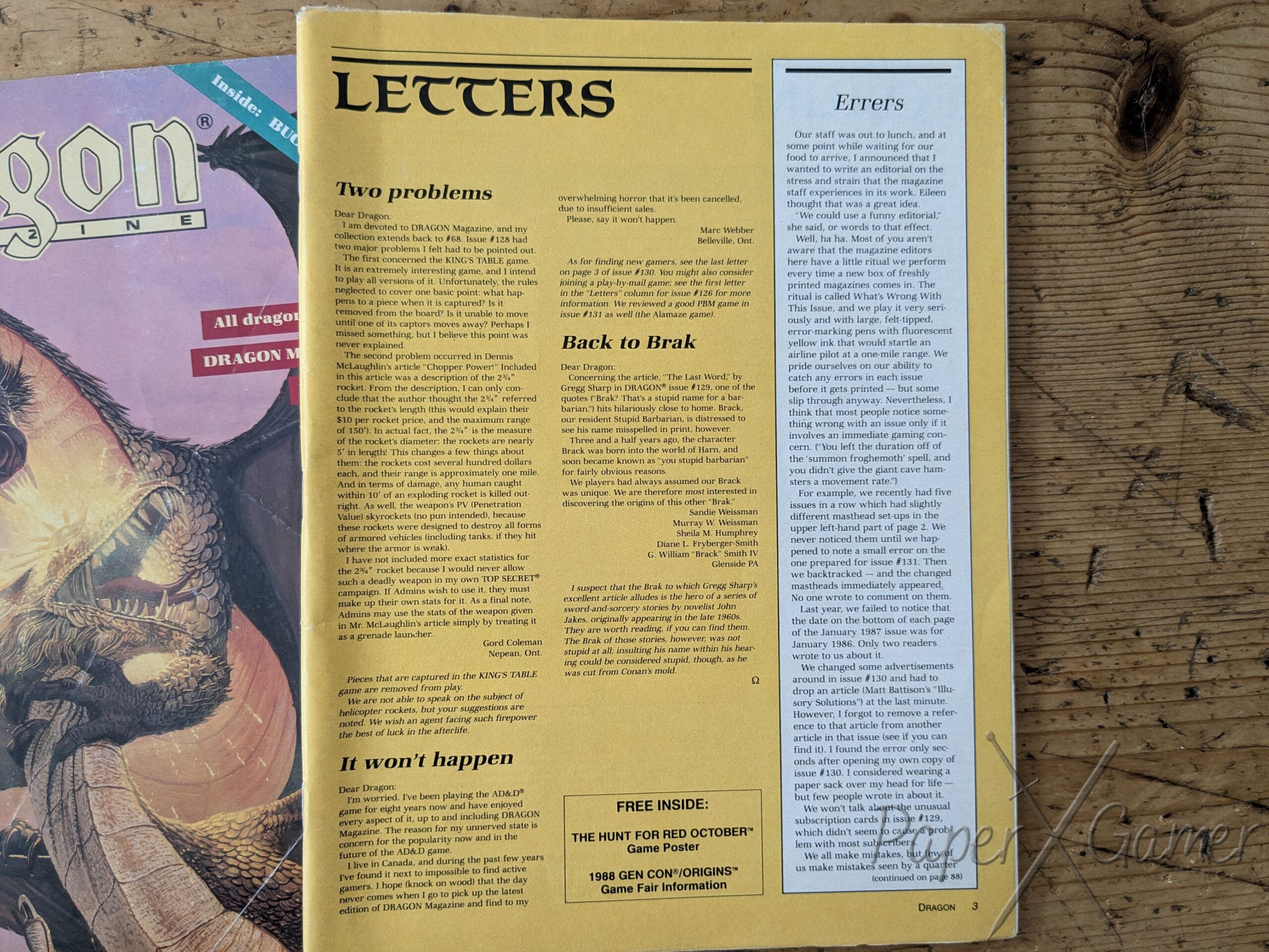 Dragon Magazine Issue 146 June 1989 (+ Issue 132 Coverless) - Periodical - Image 5